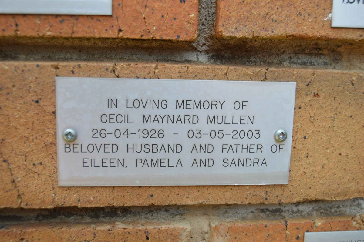 MULLEN Cecil Maynard 1926-2003