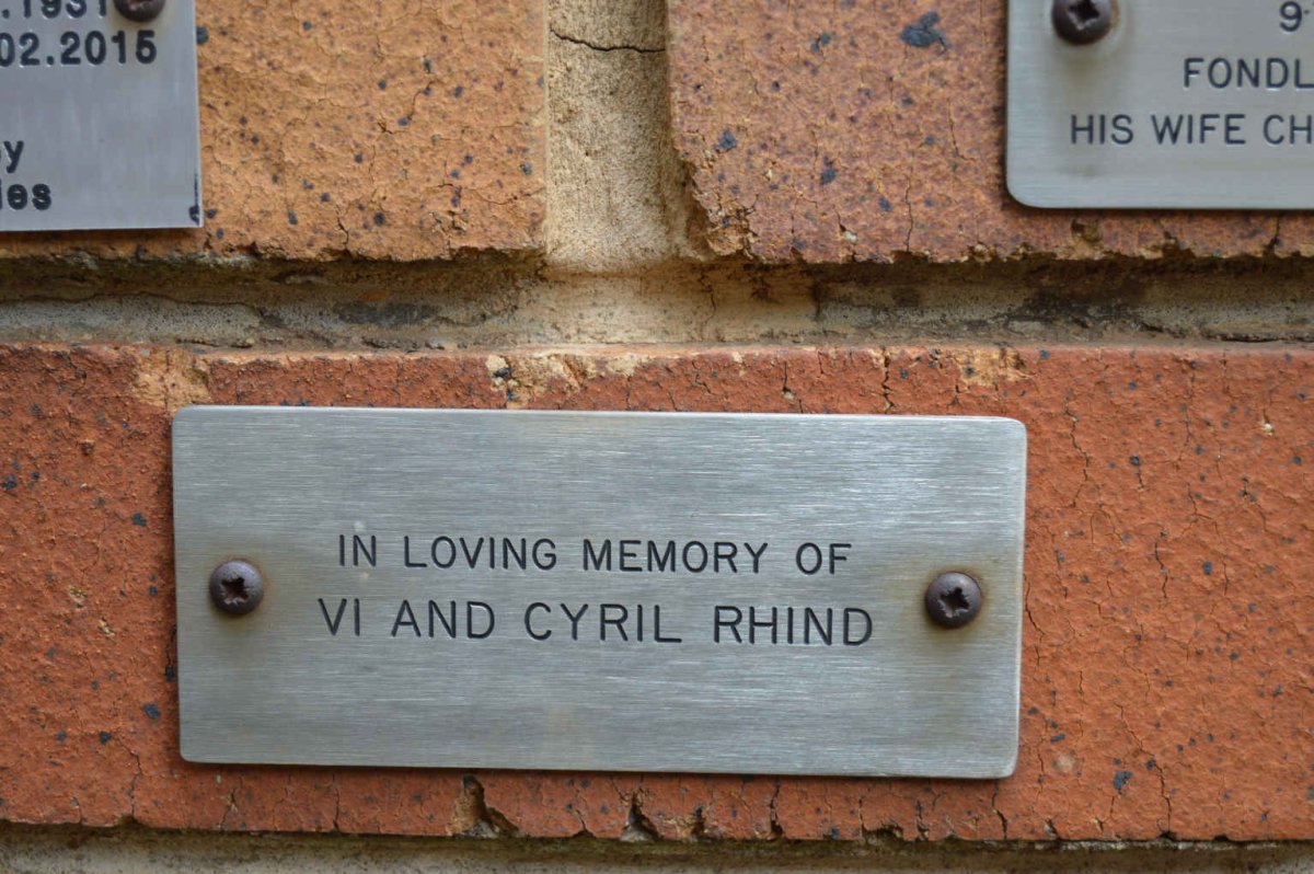 RHIND Cyril &amp; Vi