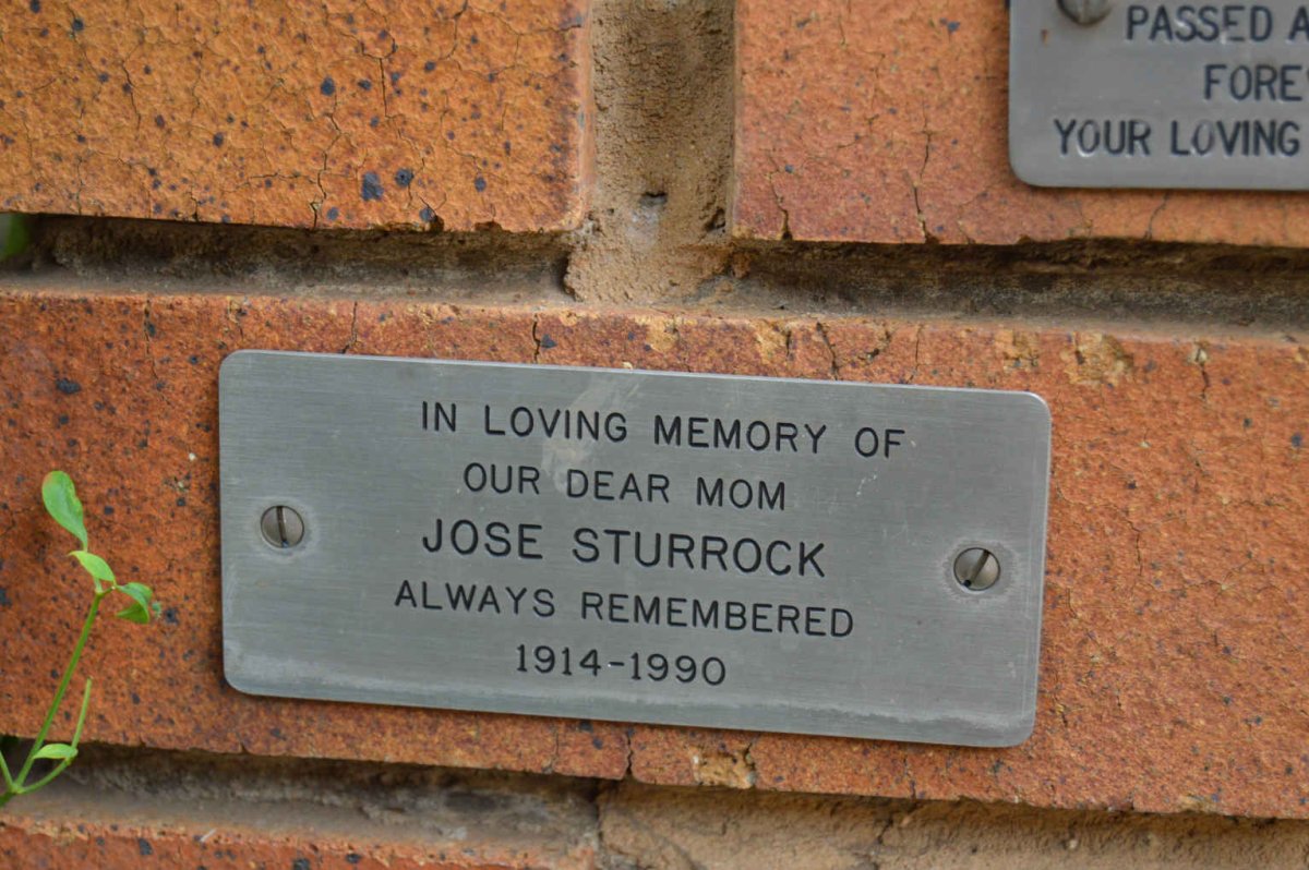 STURROCK Jose 1914-1990