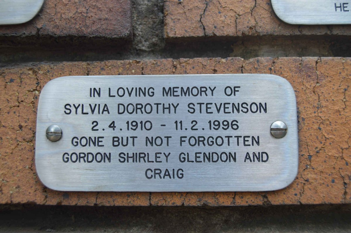 STEVENSON Sylvia Dorothy 1910-1996
