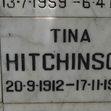 HITCHINSON Tina 1912-1989