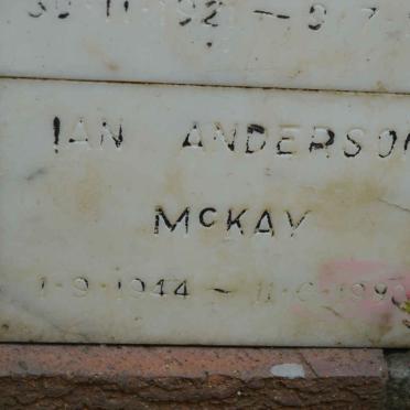 McKAY Ian Anderson 1944-1980