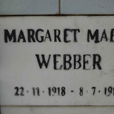 WEBBER Margaret Mabel 1918-1986