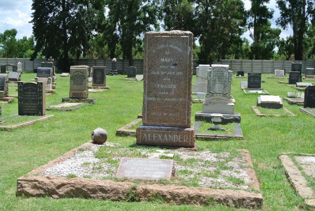 ALEXANDER Fraser -1943 &amp; Mary -1936 :: ALEXANDER Raymond Albert 1899-1965