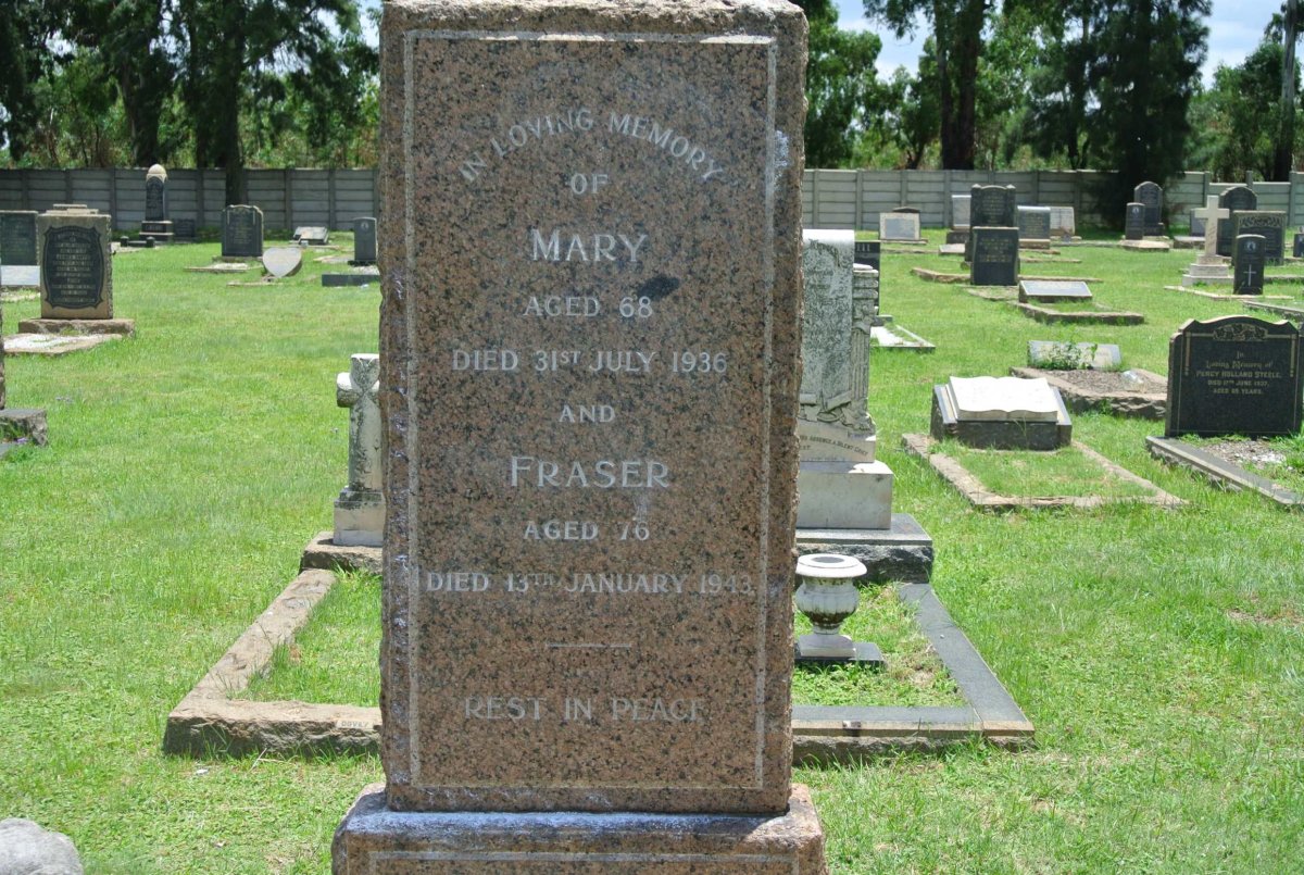 ALEXANDER Fraser -1943 &amp; Mary -1936