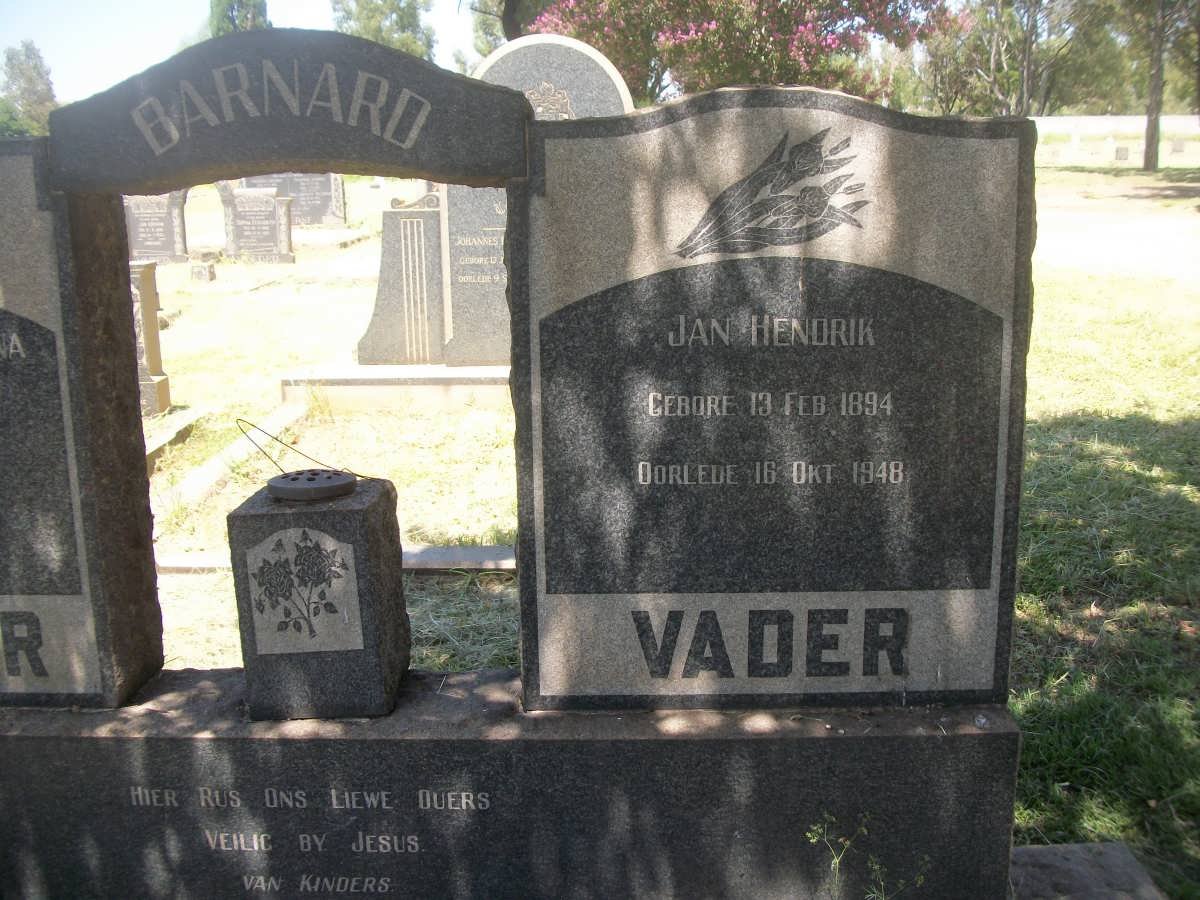 BARNARD Jan Hendrik 1894-1948 &amp; Maria Cathrina Johanna KLEINHANS 1894-1960
