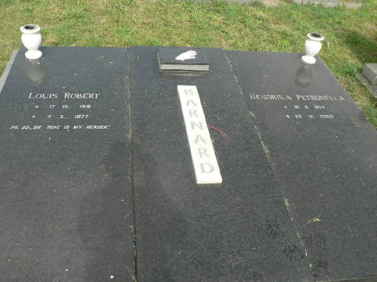 BARNARD Louis Robert 1918-1977 &amp; Hendrika Petronella 1924-2005