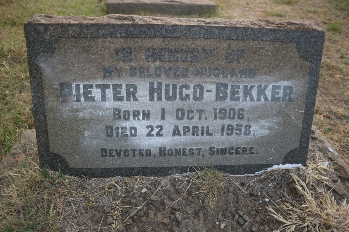 BEKKER Pieter, HUGO 1906-1958