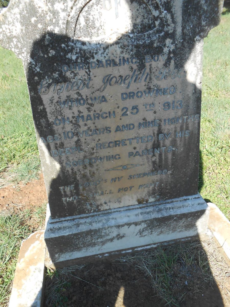 BECK Ernest Joseph -1913