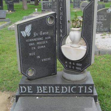 BENEDICTIS Michelina, de 1902-1985