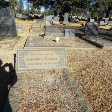 BISSETT Valentime J.R. 1893-1957