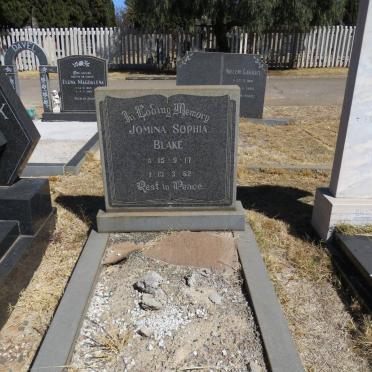 BLAKE Jomina Sophia 1917-1982
