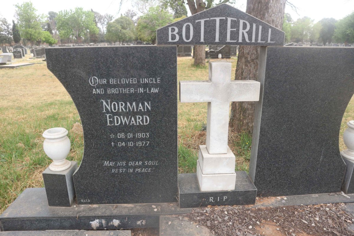 BOTTERILL Norman Edward 1903-1977