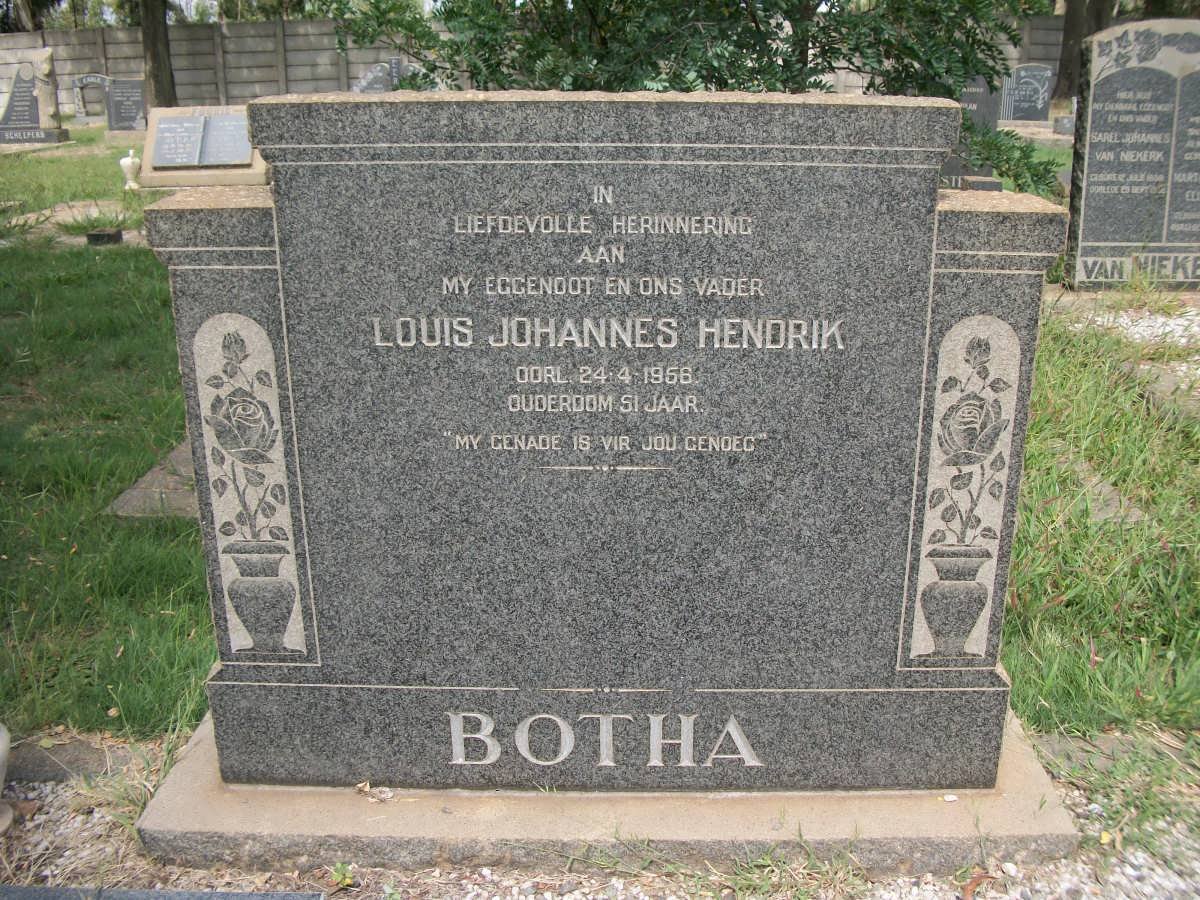 BOTHA Louis Johannes Hendrik -1956