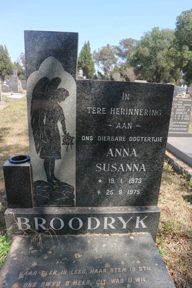BROODRYK Anna Susanna 1973-1975