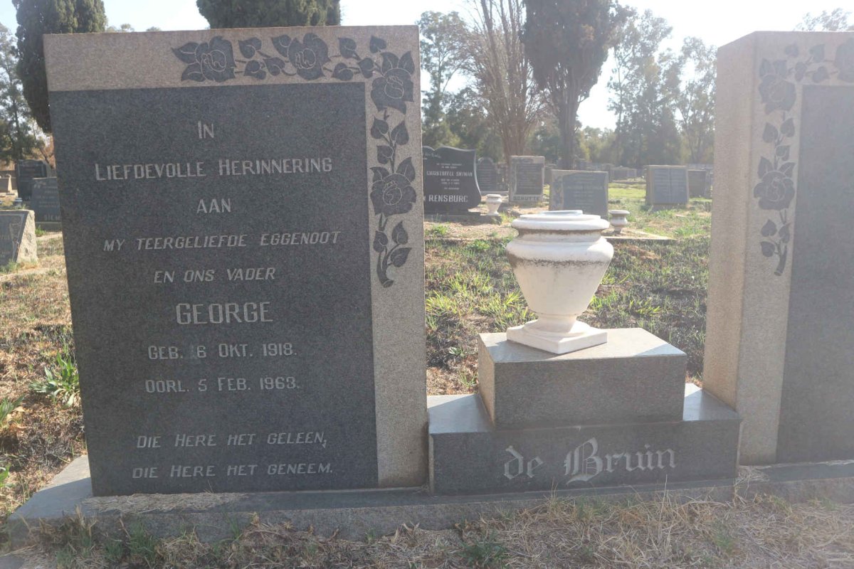 BRUIN George, de 1918-1963