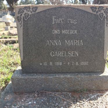 CARELSEN Anna Maria 1918-1962