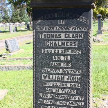 CHALMERS Thomas Clark -1952
