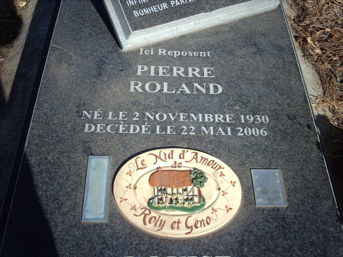 CHINIAH Pierre Roland 1930-2006 &amp; Louise Geneviéve BOSQUET 1935-2013