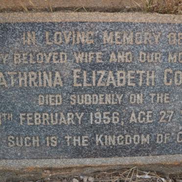 COUTTS Cathrina Elizabeth -1956