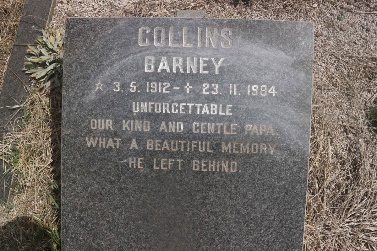 COLLINS Barney 1912-1984