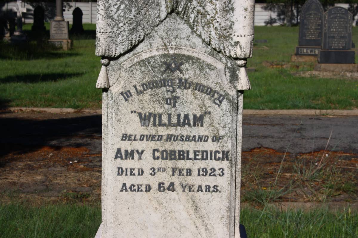 COBBLEDICK William -1923