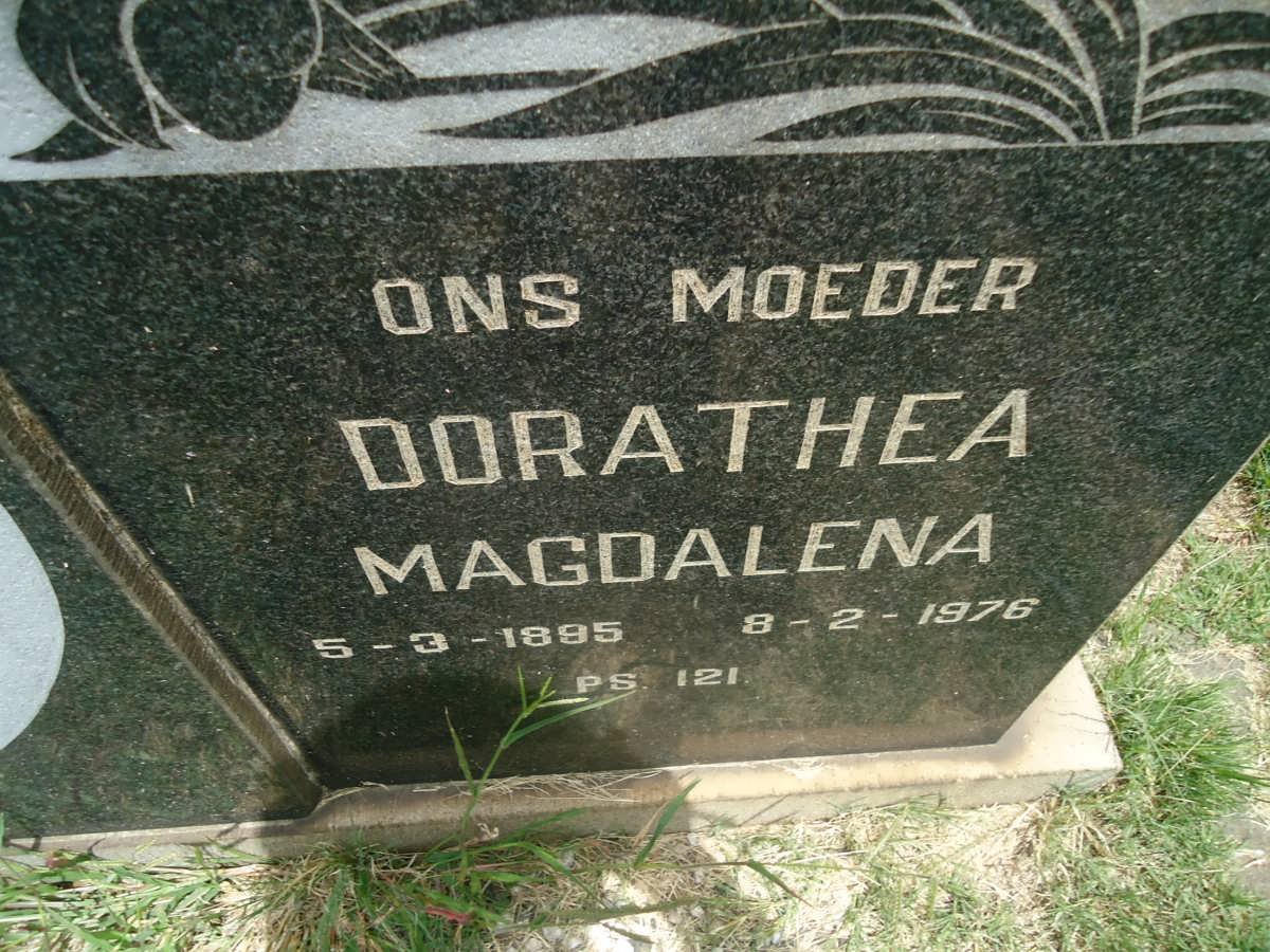 COETZEE Dorathea Magdalena 1895-1976