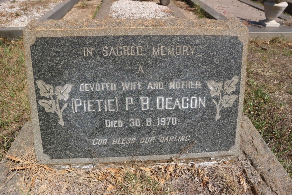 DEACON P.B. -1970