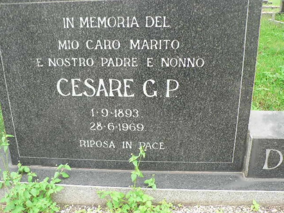 DEMATTEIS Cesare G.P. 1893-1969