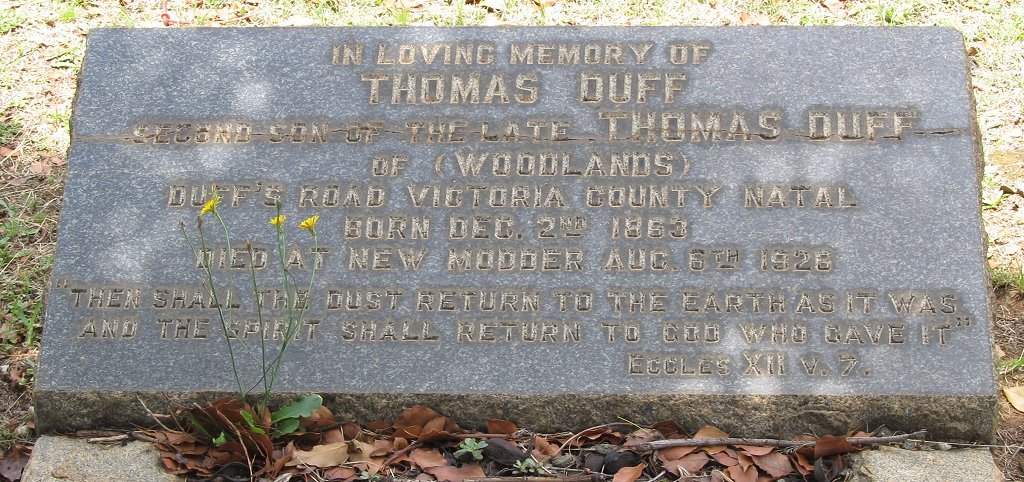 DUFF Thomas 1863-1926
