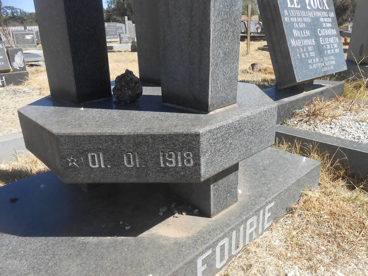 FOURIE Marie 1918-1992