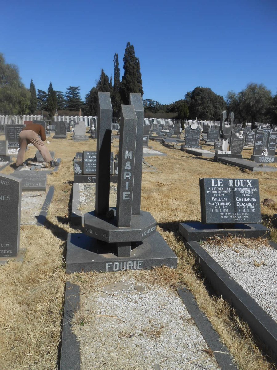FOURIE Marie 1918-1992