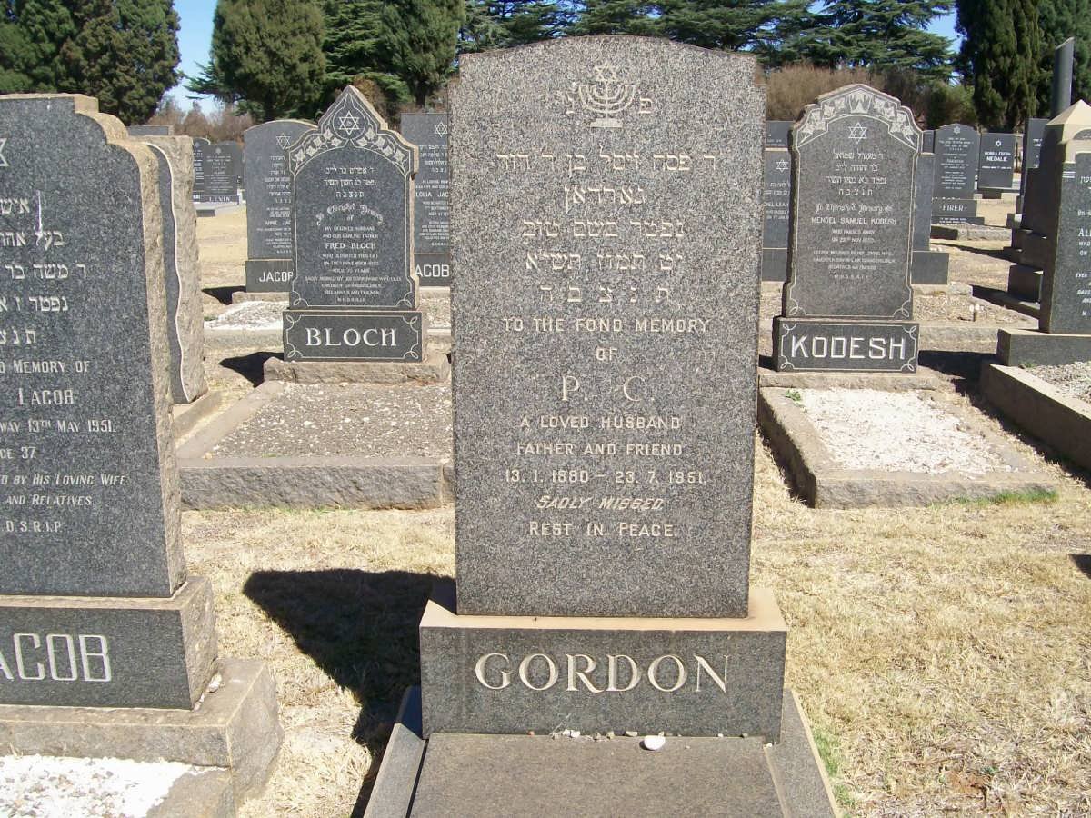 GORDON P.C. 1880-1951