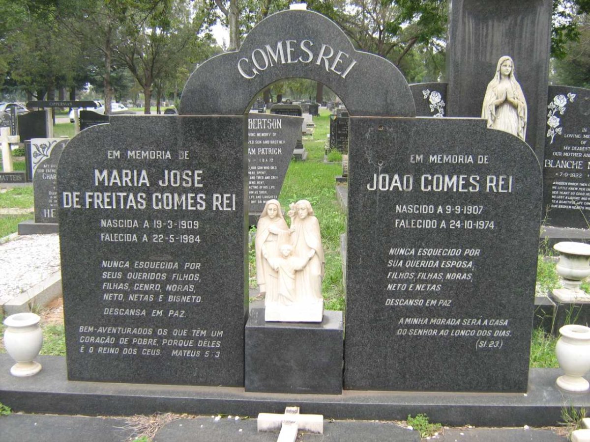 GOMES REI Joao 1907-1974 &amp; Maria Jose De Freitas 1909-1984