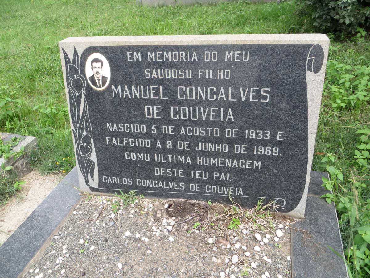 GOUVEIA Manuel Concalves, de 1933-1969