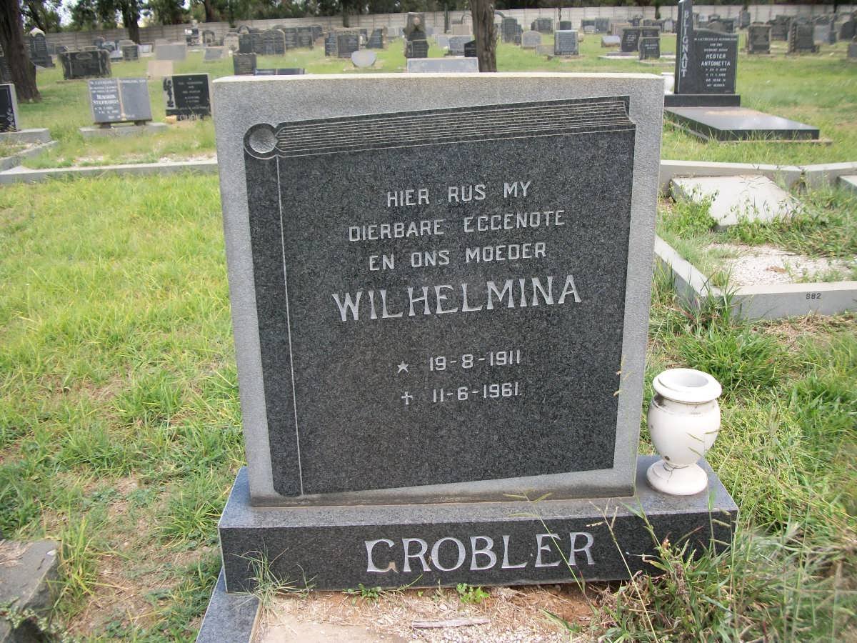GROBLER Wilhelmina 1911-1961