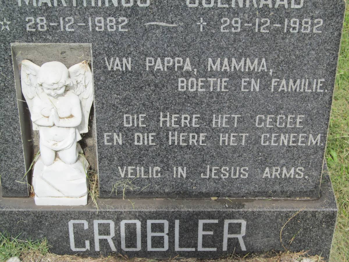 GROBLER Marthinus Coenraad 1982-1982
