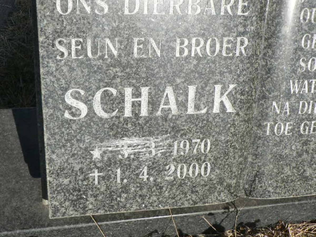 GROENEWALD Schalk 1970-2000