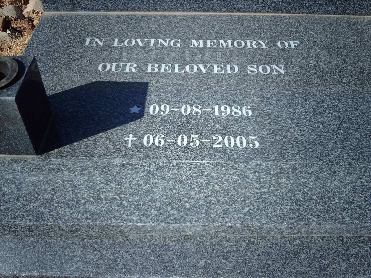GUMEDE Wandile Gogizandla Prince 1986-2005