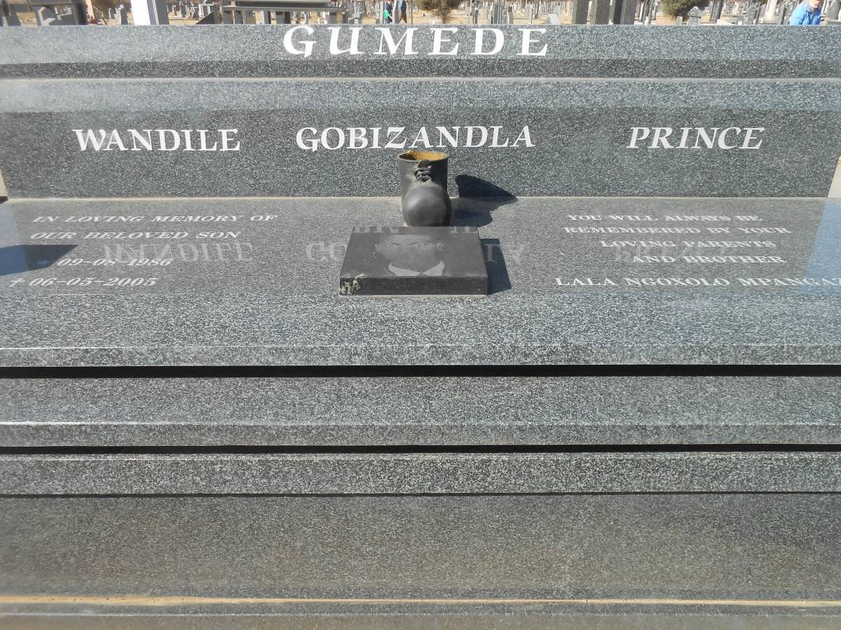 GUMEDE Wandile Gobizandla Prince 1986-2005