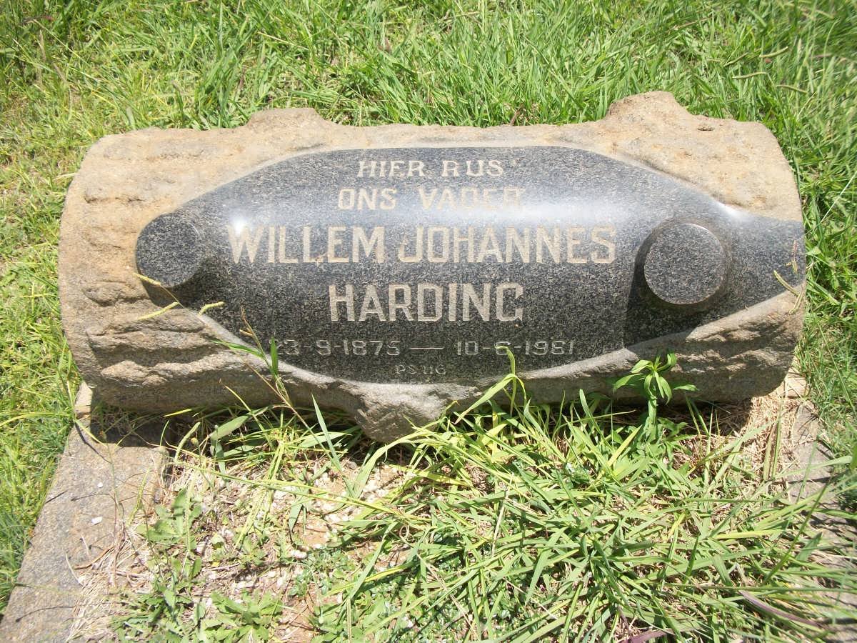 HARDING Wllem Johannes 1875-1961