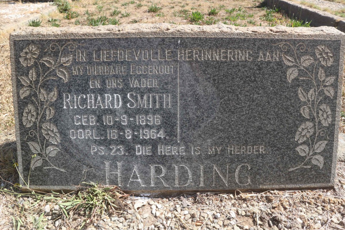 HARDING Richard Smith 1896-1964