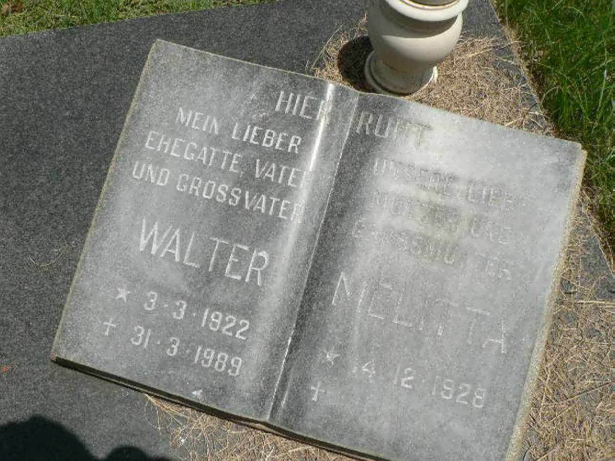 HAMMANN Walter 1922-1989 &amp; Melitta 1928-