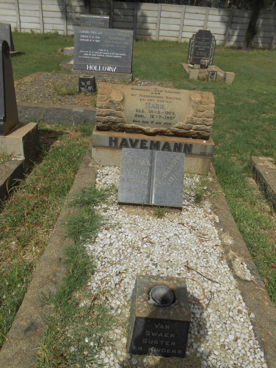 HAVEMANN Marie -1957