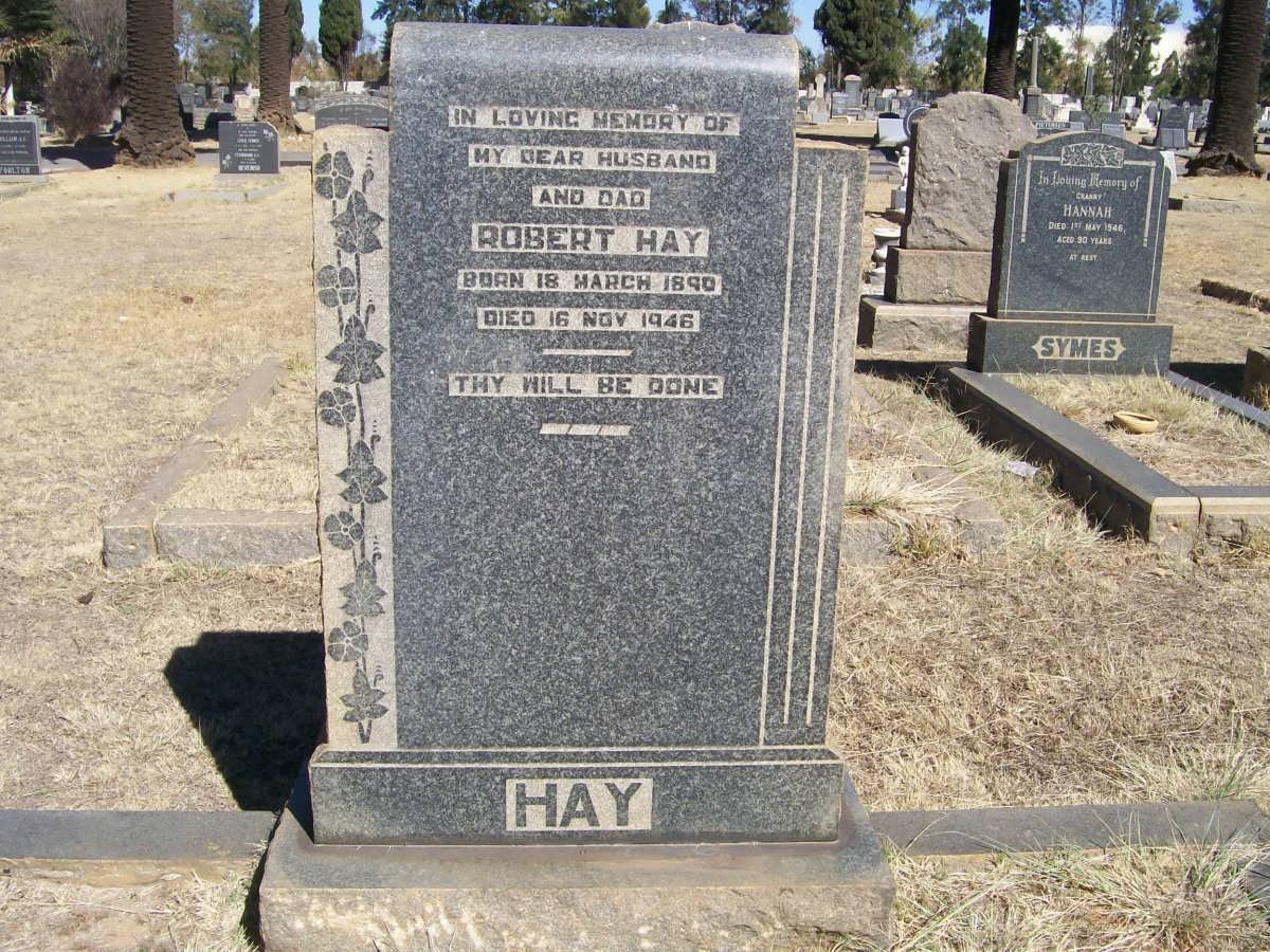 HAY Robert 1890-1946