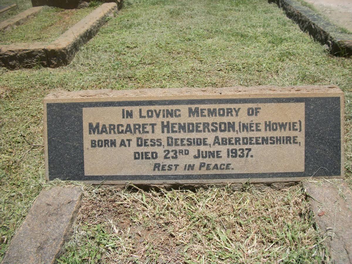HENDERSON Margaret nee HOWIE -1937