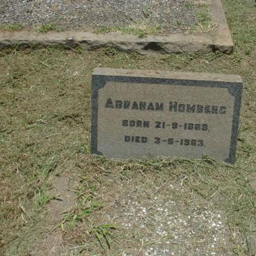 HOMBERG Abraham 1888-1963