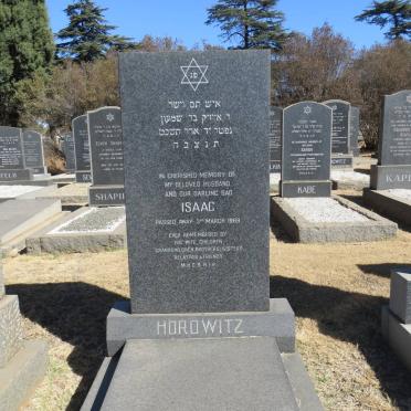 HOROWITZ Isaac -1969