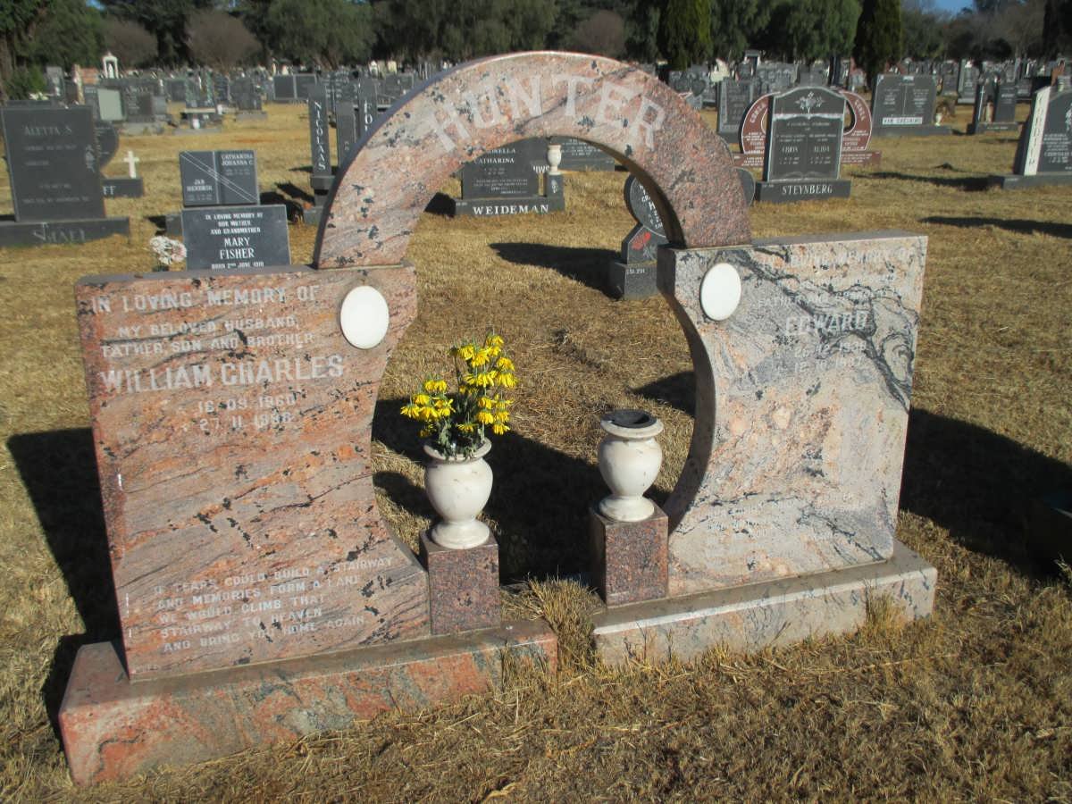 HUNTER Edward 1938-1997 :: HUNTER William Charles 1960-19?8