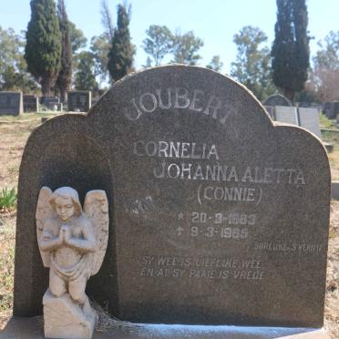 JOUBERT Cornelia Johanna Aletta 1963-1965